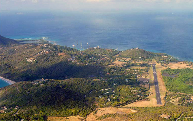 Flights From Barbados to Mustique: Airport